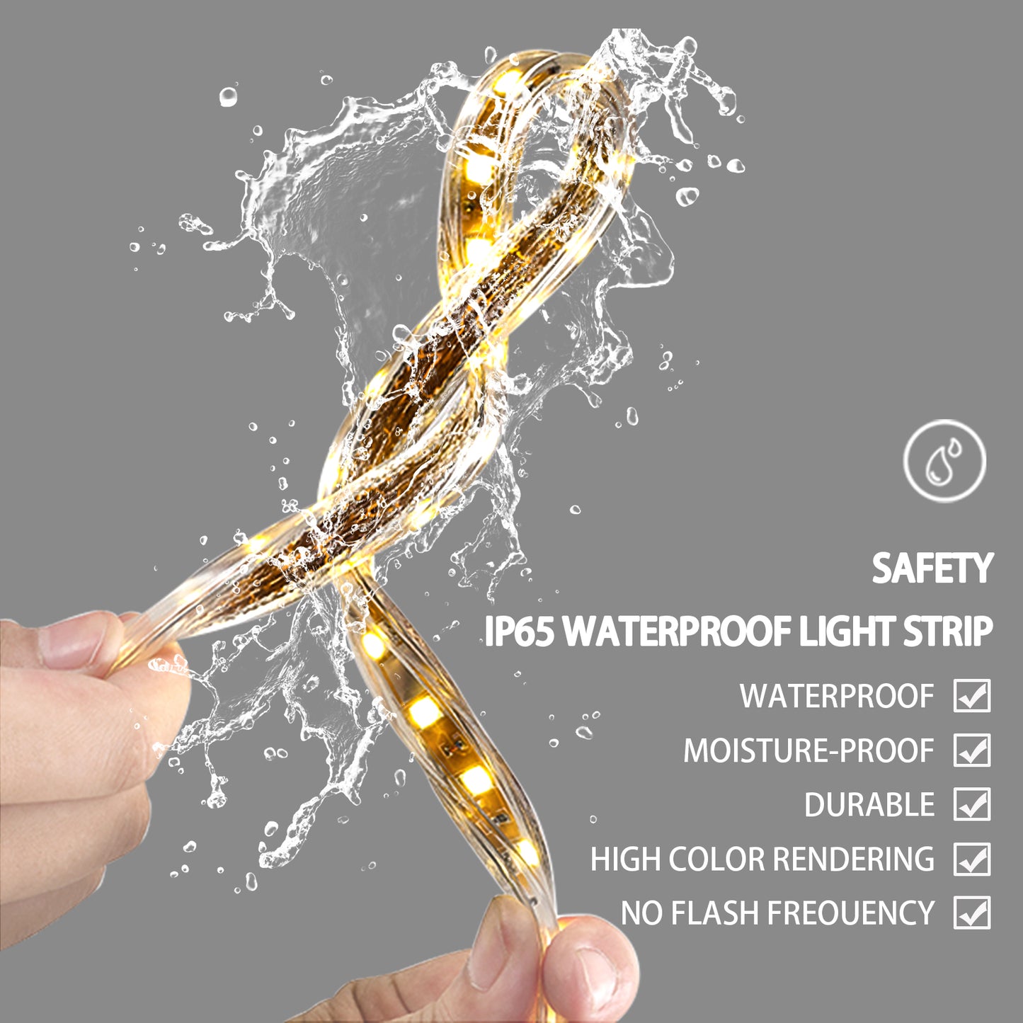LUVODI LED Bathroom Mirror 3X Magnifier Dimmable Front Light + Backlit Defogging , Memory Function