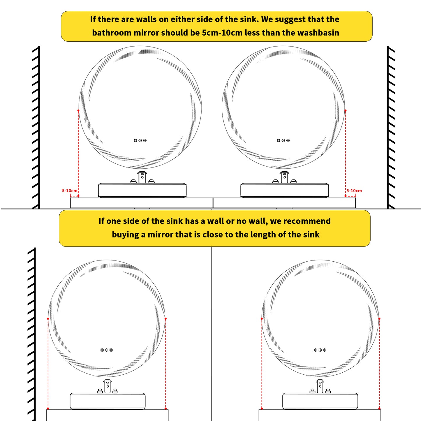 LUVODI Round LED Bathroom Mirror Dimmable Lighting 3 Colors Defogging Memory Function( Swirl style)