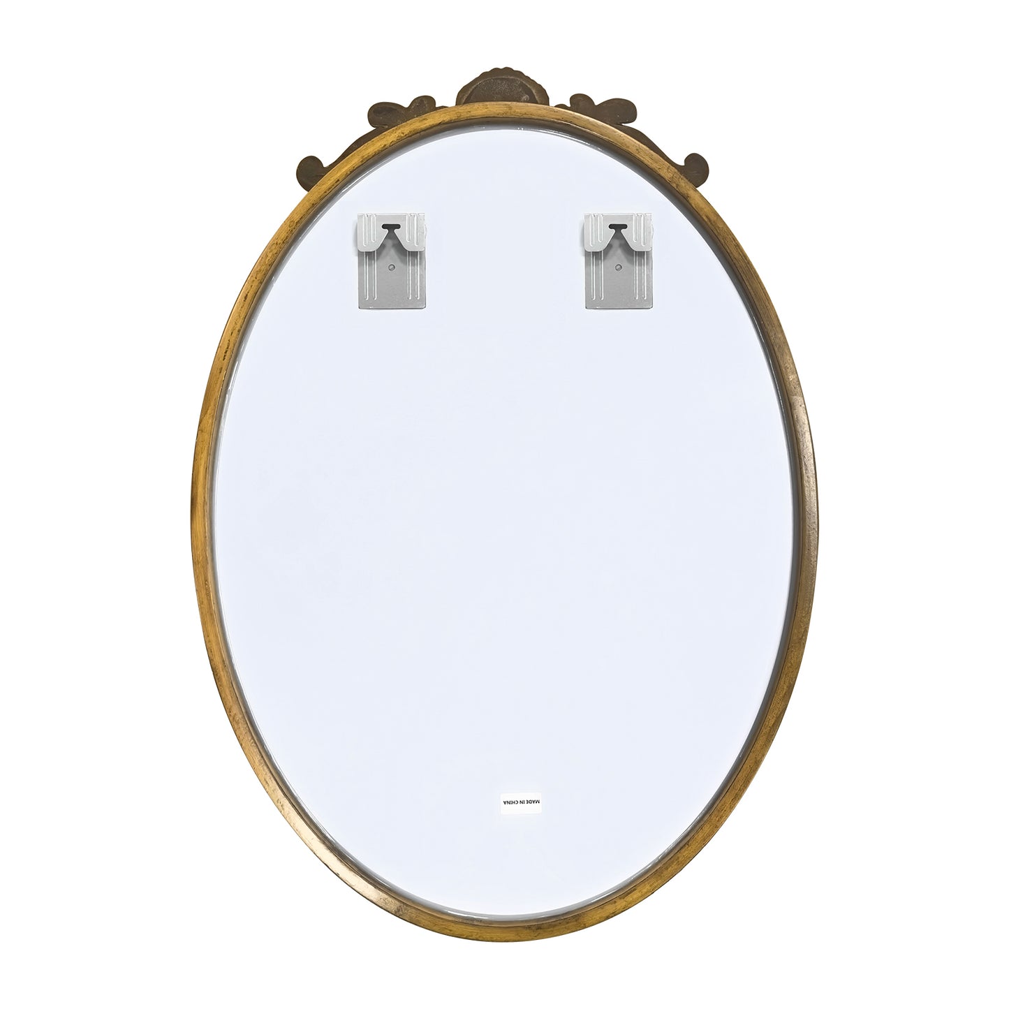 Oval Vintage Baroque Mirror Antique Glam Wall Glass Mirror
