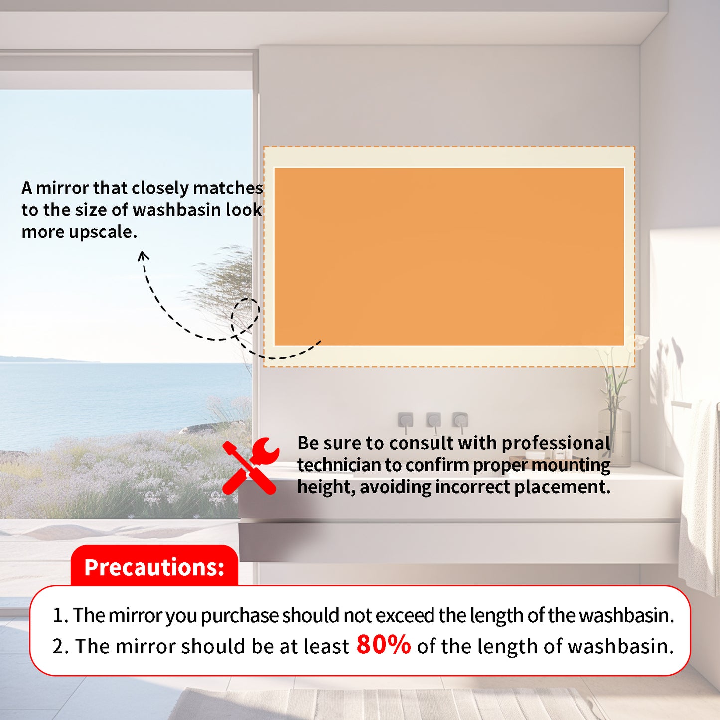 LUVODI Oval Bluetooth Bathroom Mirror 500*800mm Bluetooth Speaker Mirror Vertically Hanging