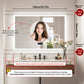 LUVODI Bluetooth Bathroom Mirror With 3X Magnifying, Time/Date Display Makeup Mirror