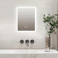 LUVODI 40x50cm Vertical Rectangular Bathroom Mirror with Anti-Fog 3 Lighting Modes Memory Function