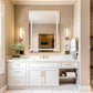 LUVODI LED Bathroom Mirror with Bluethooth Speaker Music Defogging Date & Time Display