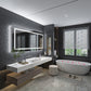 LUVODI Rectangular LED Bathroom Mirror 3 Color Backlit and Front Light Horizontal/Vertical