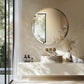 Frameless Round Circle Wall Glass Decor Mirror with Beveled Edge 23.6"/31.5" D
