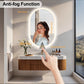 LUVODI Long Oval LED Bathroom Mirror with Bluetooth Speaker, No Display 23.62x35.43 in