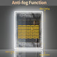 LUVODI Rectangular LED Bathroom Mirror 3Color Defogging Smart Mirror(Glowing Outer Edge)