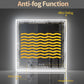 LUVODI 80x80cm Square LED Bathroom Mirror Anti-fog, 3-color Stepless Dimming(Glowing Outer Edge)