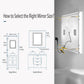 LUVODI Square LED Buetooth Bathroom Mirror Music Mirror