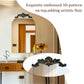 Arch Vintage Baroque Brass Mirror Antique Accent Mirror