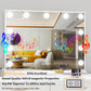 LUVODI Hollywood Vanity Mirror with Lights and Bluetooth Speakers, 32x24in