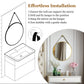 Gold Round Mirror With Hanging Rope For Living Room, Bedroom, Entryway