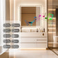 LUVODI Square LED Buetooth Bathroom Mirror Music Mirror