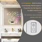 LUVODI Square LED Buetooth Bathroom Mirror Music Mirror