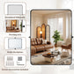 Black Framed Pivot Bathroom Mirror, Adjustable Tilt Wall Mirror