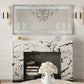 47.2x23.6inch Luxury Decorative Wall Mirror Rectangle Crushed Diamond Mirror