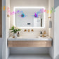 LUVODI Bluetooth Bathroom Mirror With 3X Magnifying, Time/Date Display Makeup Mirror
