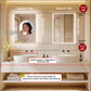 LUVODI 17.8”x23.6" LED Bathroom Mirror Wall Vanity Mirror 3 Colors Smart Lighted Mirror