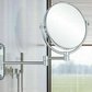 LUVODI 10x Magnifying Wall-Mounted Makeup & Cosmetic Mirror, Doubles Sides Mirror