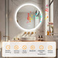 LUVODI Round Bluetooth Bathroom Mirror with Speaker, No Display 31.5 in