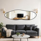 Irregular Wall Mirror Full Length 21x63 Asymmetrical Wall Mirror