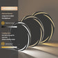 LUVODI Round LED Bathroom Mirror Dimmable Lighting 3 Colors Defogging Memory Function( Swirl style)