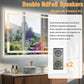 Espejo de baño LED LUVODI con altavoz Bluetooth, espejo de tocador inteligente rectangular con pantalla