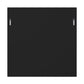 Elegant Square Wall Silver Glass Decorative Accent Mirror Golden Rim for Hallway