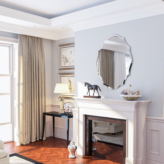 Irregular Bevel Mirror, Bedroom Makeup Mirror, Living Room Decorative Mirror