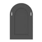 Arched Crystal Crushed Diamond Wall Mirror for Bedroom Living Room Entryway 23x35"