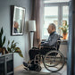 LUVODI ADA Lighted Bathroom Mirror Designed for Wheelchair Users