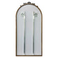 Arch Vintage Baroque Brass Mirror Antique Accent Mirror