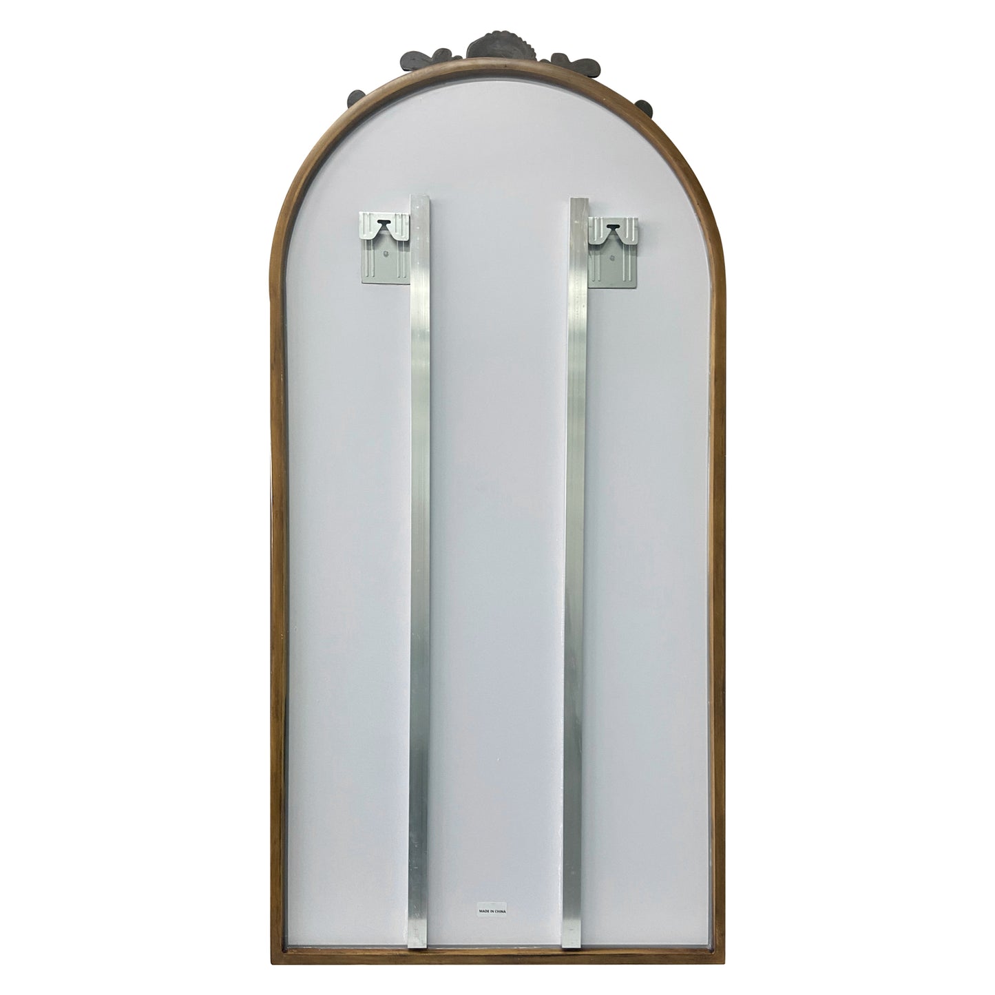 Arch Vintage Baroque Brass Mirror Antique Accent Mirror