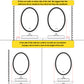 LUVODI Oval LED Bathroom Mirror Backlit + Front Lighted, Defogging