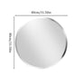 Frameless Round Circle Wall Glass Decor Mirror with Beveled Edge 23.6"/31.5" D
