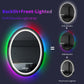 LUVODI 60x80cm Oval LED Bathroom Mirror with 8 RGB Backlit 3 Front Light Color Smart Defogging TouchCRI>90