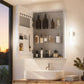 LUVODI 20x28" Bathroom Mirror Cabinet w/ Door Storage & Adjustable Shelves