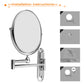 LUVODI 10x Magnifying Wall-Mounted Makeup & Cosmetic Mirror, Doubles Sides Mirror