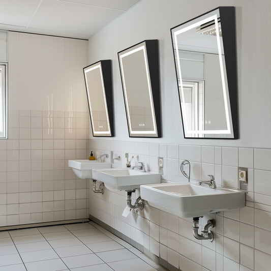 LUVODI ADA Lighted Bathroom Mirror Designed for Wheelchair Users
