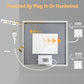LUVODI LED Square Bathroom Mirror, Tempered Glass Lighted Vanity Mirror(Growing Outer Edge)