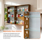 Mid Century Medicine Cabinet with Mirror, Double Mirror Doors, With Sensor Light