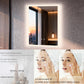 LUVODI 17.8”x23.6" LED Bathroom Mirror Wall Vanity Mirror 3 Colors Smart Lighted Mirror