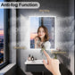LUVODI 17.8”x23.6" LED Bathroom Mirror Wall Vanity Mirror 3 Colors Smart Lighted Mirror