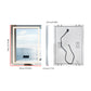 LUVODI LED Bathroom Mirror with Bluethooth Speaker Music Defogging Date & Time Display