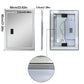 LUVODI LED Bathroom Mirror with Bluetooth Speaker & Screen Display, Tempered Glass Anti Fog Vanity Mirror