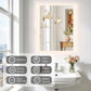 LUVODI 17.8”x23.6" LED Bathroom Mirror Wall Vanity Mirror 3 Colors Smart Lighted Mirror