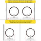 LUVODI Round LED Bathroom Mirror with Gold Aluminum Alloy Frame Sand to the Edge Mirror