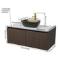 LUVODI Bathroom Vanity Sink: Wall Mounted Floating Bathroom Sink ( Mirror not included）