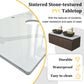 LUVODI Floating Bathroom Vanity Set: Vintage Wall Bathroom Vanity Sink with Doors ( Mirror not Included)
