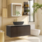 LUVODI Bathroom Vanity Sink: Wall Mounted Floating Bathroom Sink ( Mirror not included）